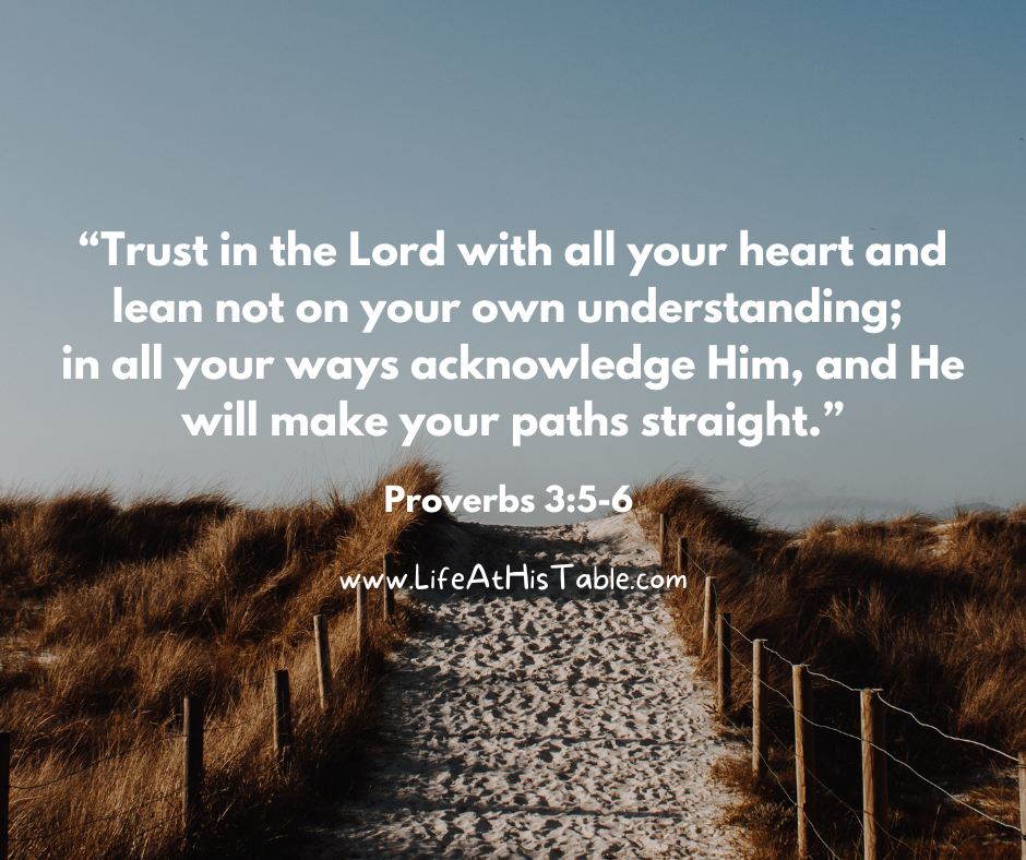 Trust God by Letting Go and Surrendering to Him